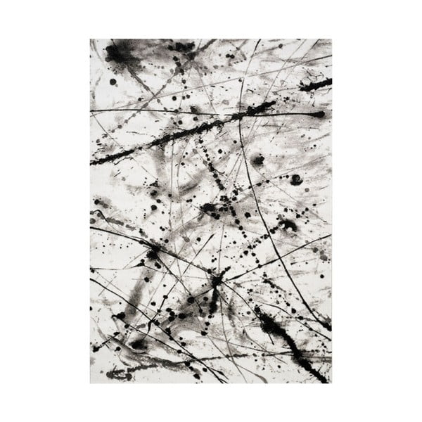 Czarno-biały dywan Webtappeti Manhattan Soho, 200x290 cm