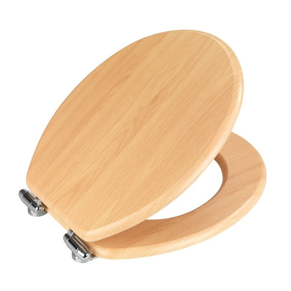 Deska sedesowa z łatwym domknięciem Wenko Beech Nature, 43x37 cm-image-2