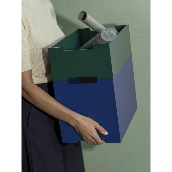 Niebieski pojemnik 25x39x27 cm Kasane L – Blomus-image-1