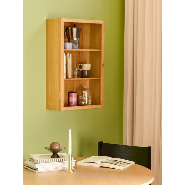 Witryna wisząca w dekorze dębu 50x80 cm Panorama – Hübsch-image-3