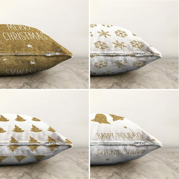 Zestaw 4 poszewek na poduszki Minimalist Cushion Covers Christmas Vibes, 55x55 cm-image-1