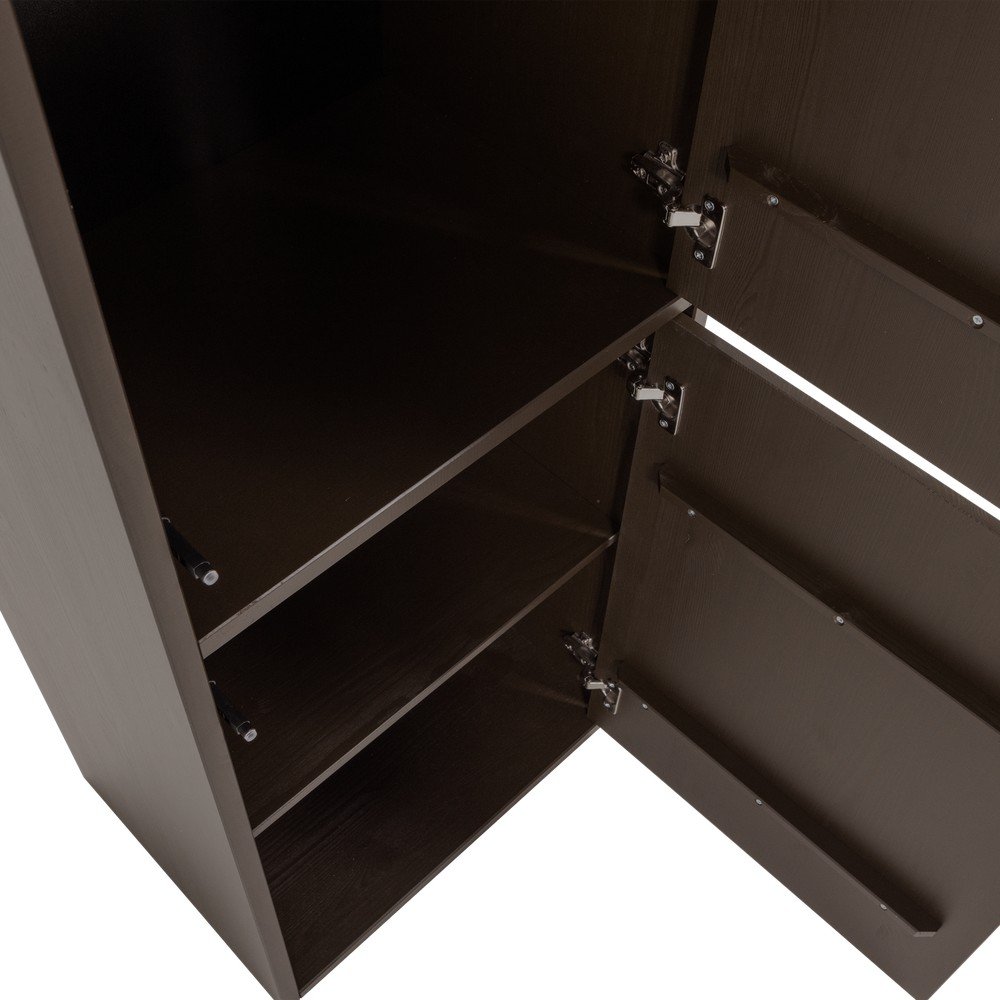 Ciemnobrązowa szafka modułowa z litego drewna sosnowego 55x215 cm Meggy – WOOOD (zdjęcie 6)