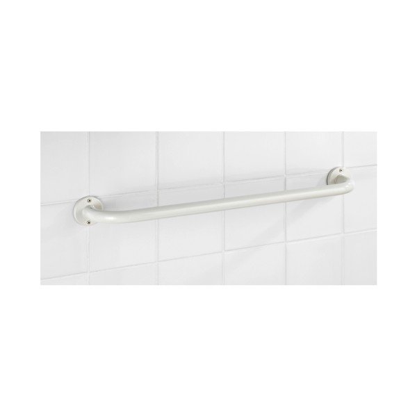 Biały uchwyt ścienny do łazienki Wenko Basic, 60 cm-image-1