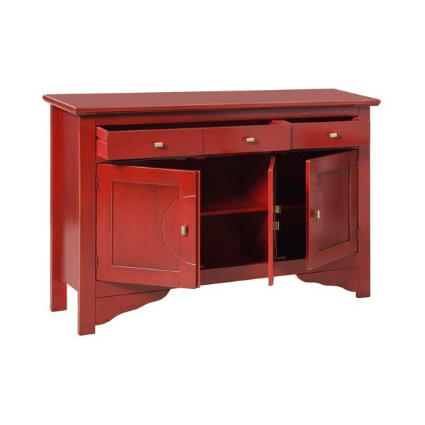 Czerwona komoda Evergreen House Credenza-image-1
