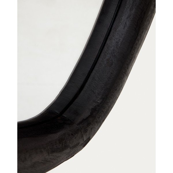 Lustro z drewnianą ramą ścienne 60x110 cm Magrit – Kave Home-image-4