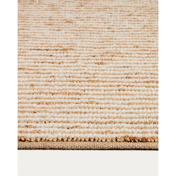 Dywan z juty tkany ręcznie w naturalnym kolorze 200x300 cm Derule – Kave Home-image-3