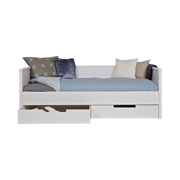 Białe łóżko/sofa Jade 90x200 cm-image-3