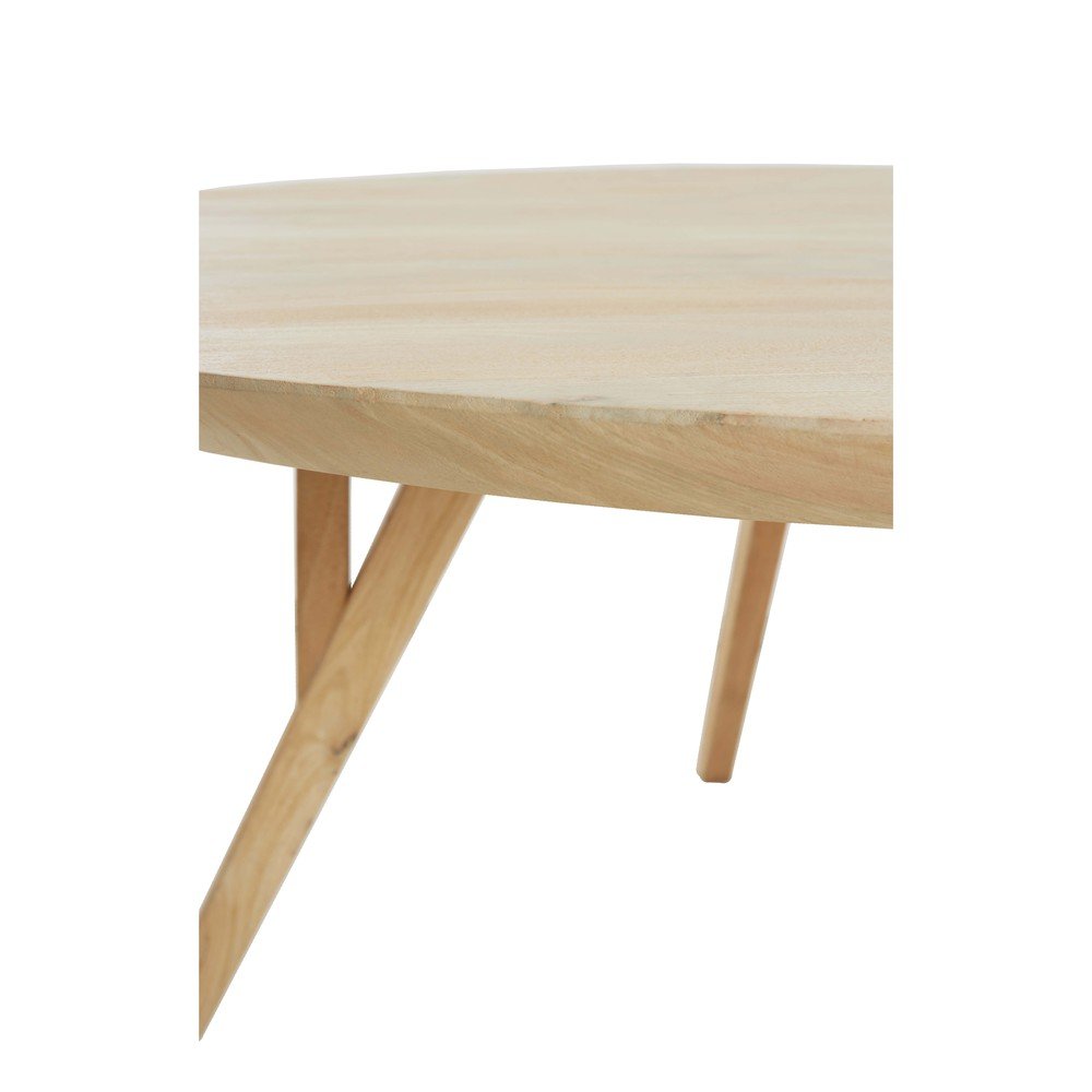 Okrągły stół z litego drewna mango ø 140 cm Quenza – Light & Living (zdjęcie 5)
