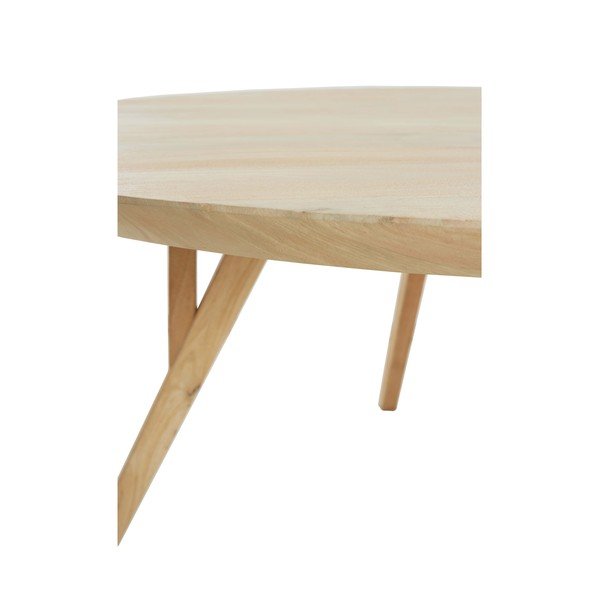 Okrągły stół z litego drewna mango ø 140 cm Quenza – Light & Living-image-4