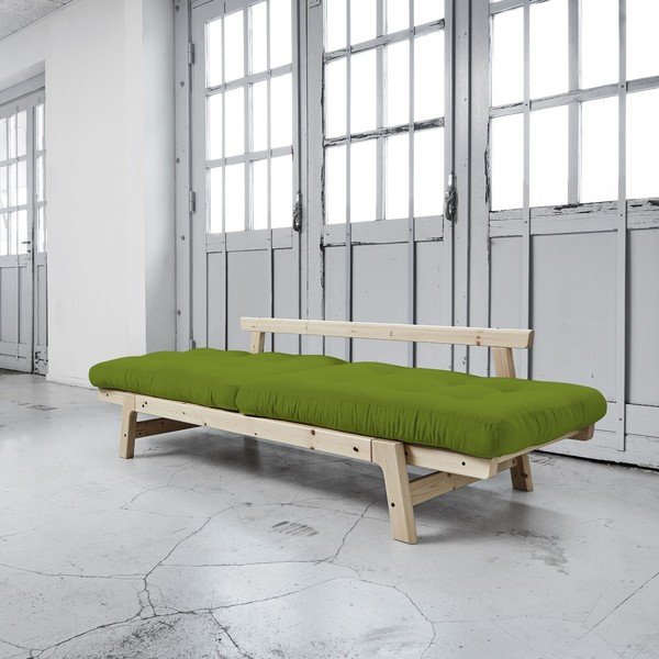Sofa rozkładana Karup Step Natural/Lime-image-3