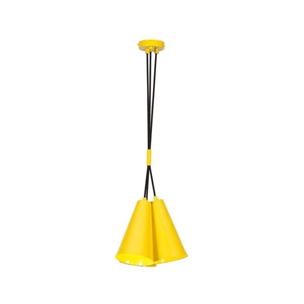 Żółta lampa wisząca Shin