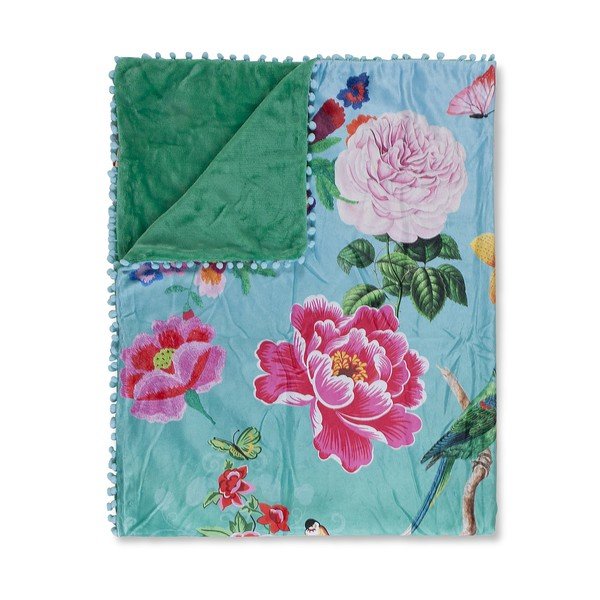 Koc z mikropluszu 130x160 cm – Descanso-image-1