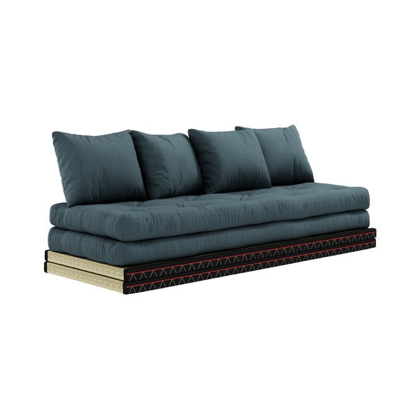 Sofa rozkładana z niebieskim obiciem Karup Design Chico Petrol Blue-image-3