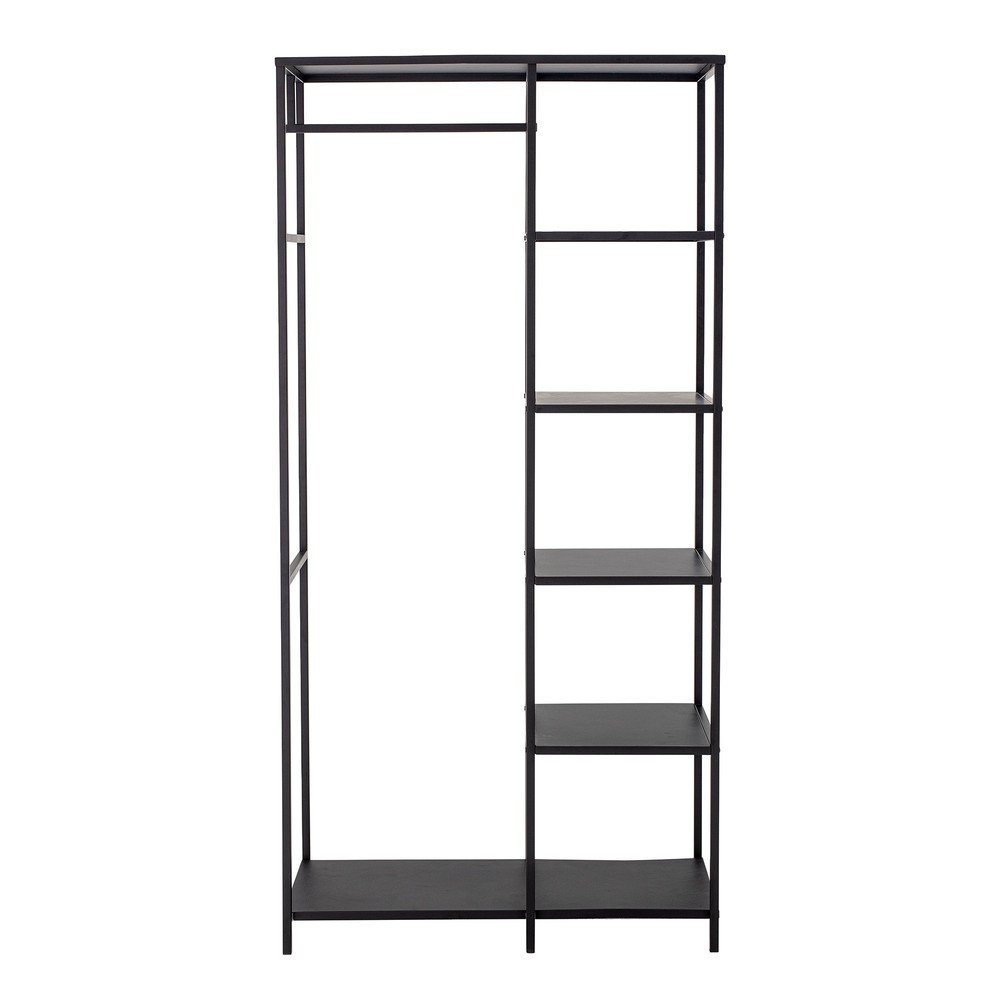 Czarny metalowy stojak na ubrania 90x183x40 cm Valde – Bloomingville (zdjęcie 5)