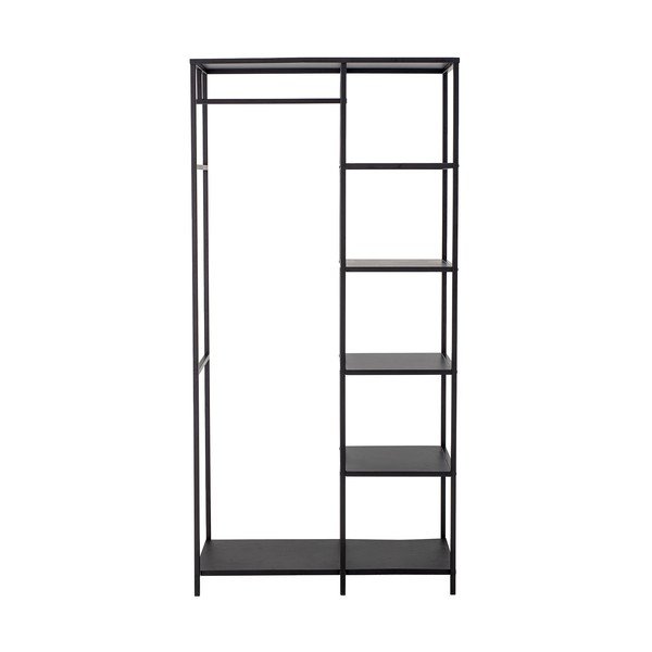 Czarny metalowy stojak na ubrania 90x183x40 cm Valde – Bloomingville-image-4
