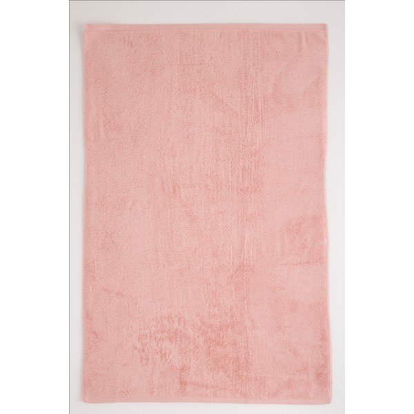 Różowy bawełniany ręcznik kąpielowy El Delfin Lisa Coral, 70x140 cm-image-1