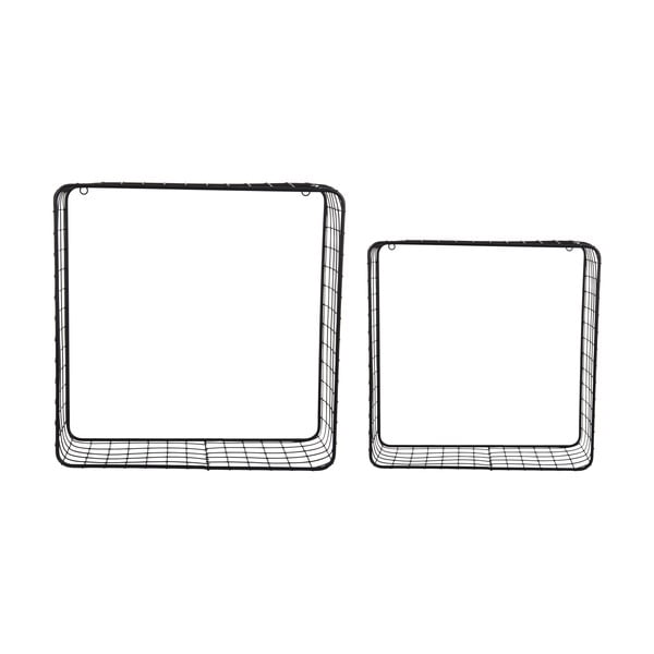 Czarne stalowe półki zestaw 2 szt. 35 cm Reja – PT LIVING