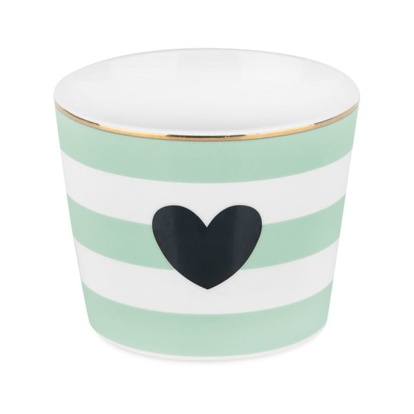 Kubek ceramiczny bez ucha Miss Étoile Coffee Mint Heart