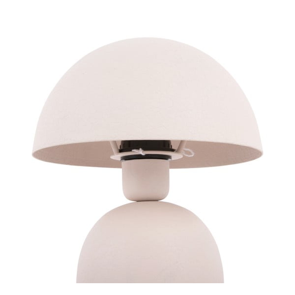 Kremowa lampa stołowa (wys. 29 cm) Boaz – Leitmotiv-image-2