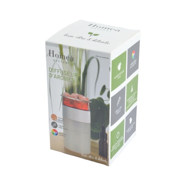 Plastikowy kominek zapachowy LED Colours – Homéa-image-1