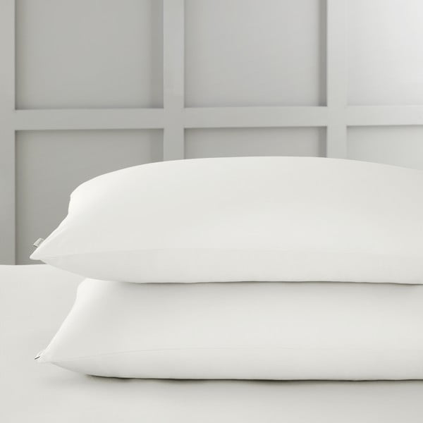 Poszewki na poduszki z satyny bawełnianej zestaw 2 szt. 50x75 cm Cotton Sateen – Bianca-image-1