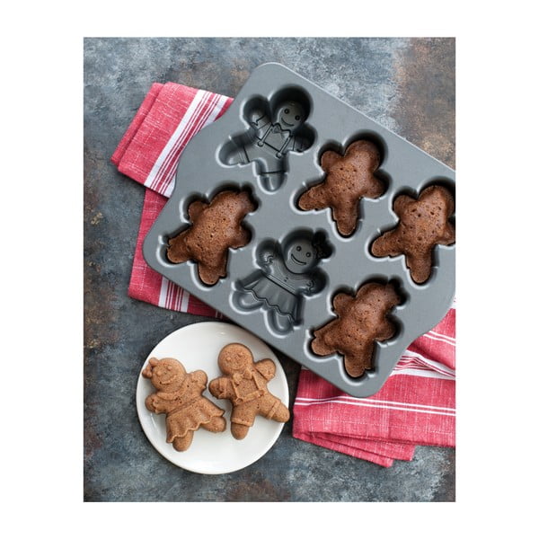 Forma na 6 babeczek w kolorze srebra Nordic Ware Girls And Boys, 1,1 l-image-2