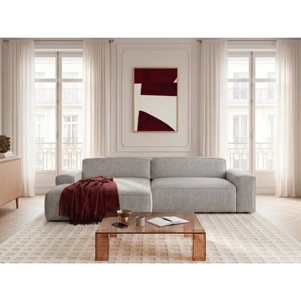 Szary rozkładany/z elektryczną regulacją siedziska narożnik (lewostronny) Abel – Bobochic Paris-image-3