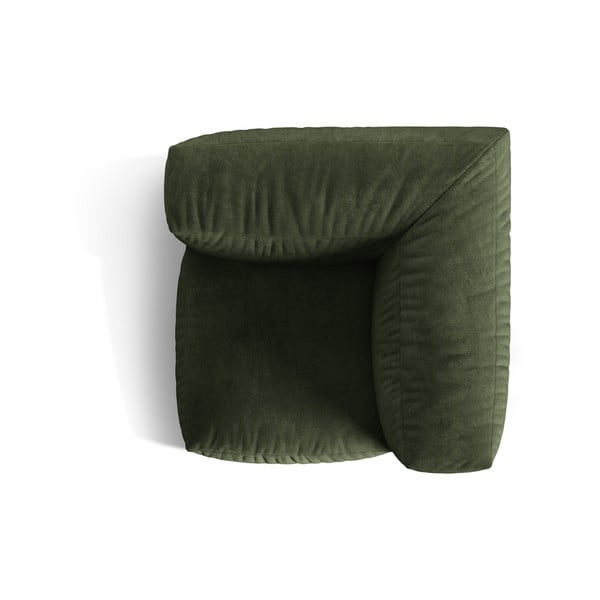 Zielony aksamitny moduł sofy (strona zmienna) Martina – Micadoni -image-3
