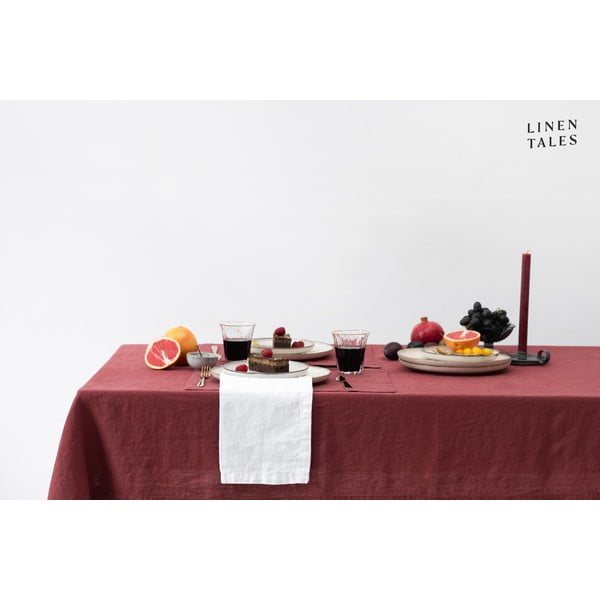 Lniany obrus 140x250 cm Marsala – Linen Tales-image-3