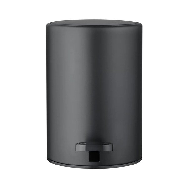 Stalowy kosz na śmieci z pedałem w kolorze matowej czerni 3 l Modo – Blomus