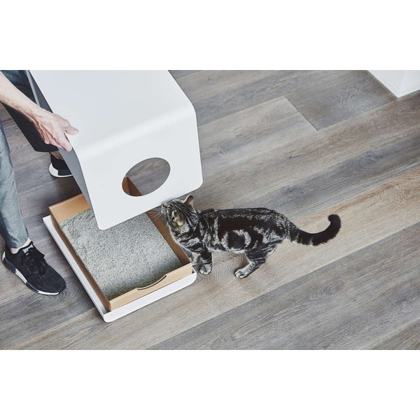 Biała kuweta dla kota 41x54,5 cm Sito White – MiaCara-image-1