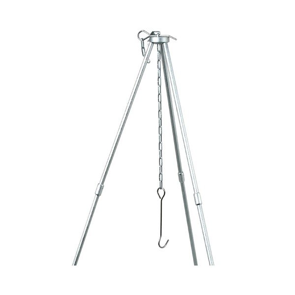 Składany stojak aluminiowy na kociołek Cattara, wys. 86 cm-image-1