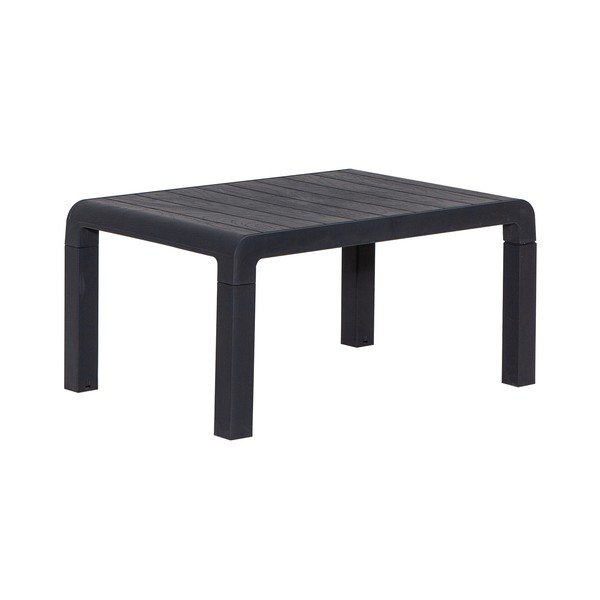 Antracytowy zestaw mebli ogrodowych dla 2 osób Lara – Floriane Garden-image-3