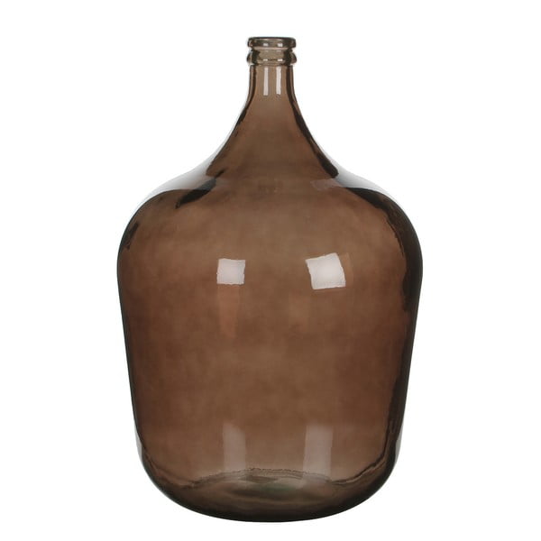 Brązowy wazon szklany Mica Diego, 56x40 cm