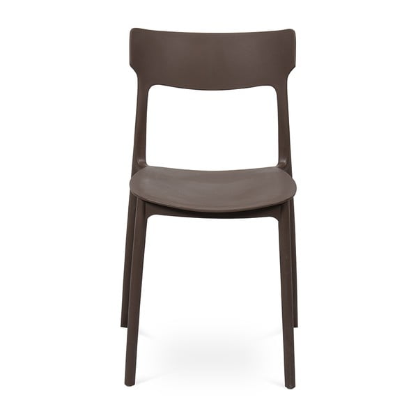 Brązowe plastikowe krzesło ogrodowe Biá – Bonami Essentials-image-2