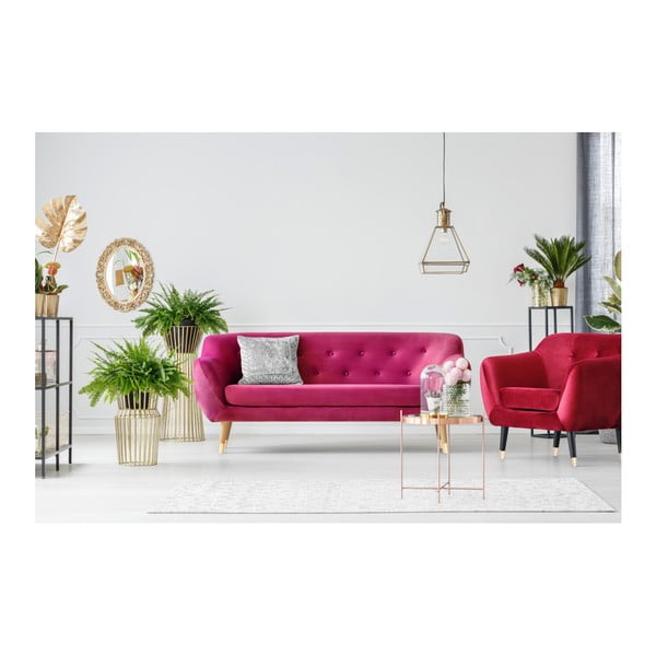 Różowa sofa 3-osobowa Mazzini Sofas Amelie-image-4