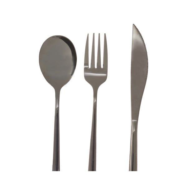 Czarne sztućce ze stali nierdzewnej 3 szt. Mimo – Premier Housewares-image-2