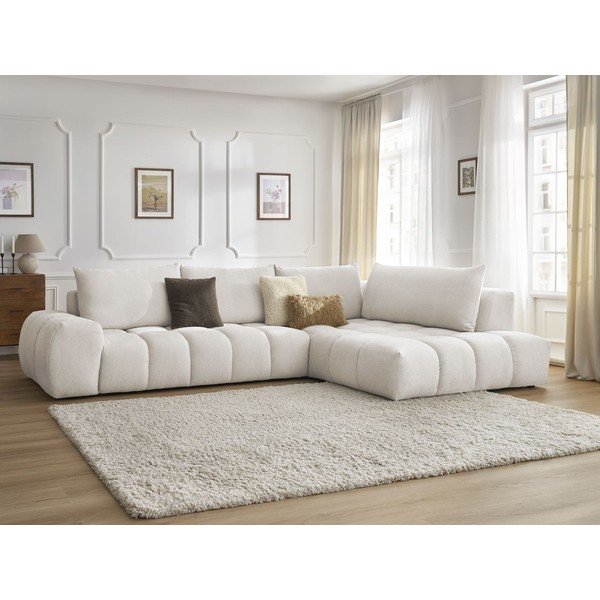 Biały narożnik (prawostronny) Everest – Bobochic Paris-image-1