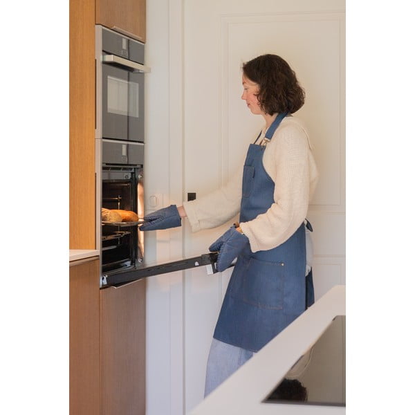 Rękawice kuchenne zestaw 2 szt. Indigo – Tiseco Home Studio-image-1