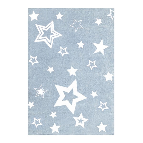 Niebieski dywan dziecięcy Happy Rugs Satrlight, 100x160 cm