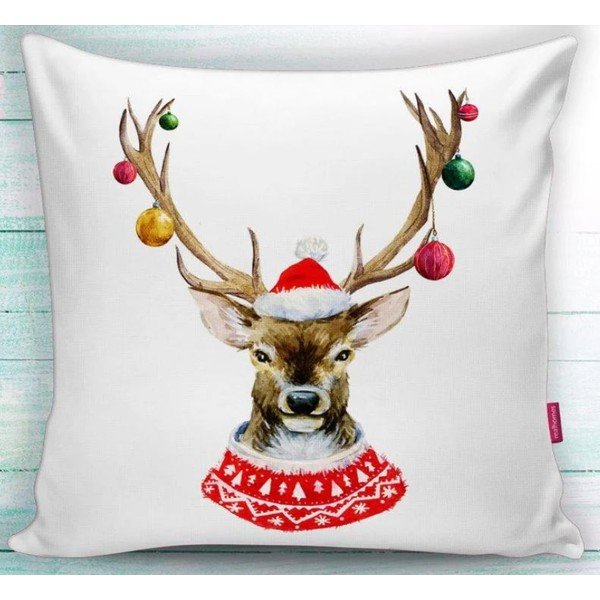 Poszewka na poduszkę ze świątecznym motywem 43x43 cm Merry Christmas – Mila Home-image-1