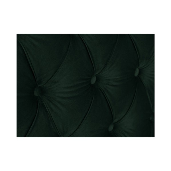Ciemnozielony zagłówek łóżka Mazzini Sofas Daisy, 160x120 cm-image-4