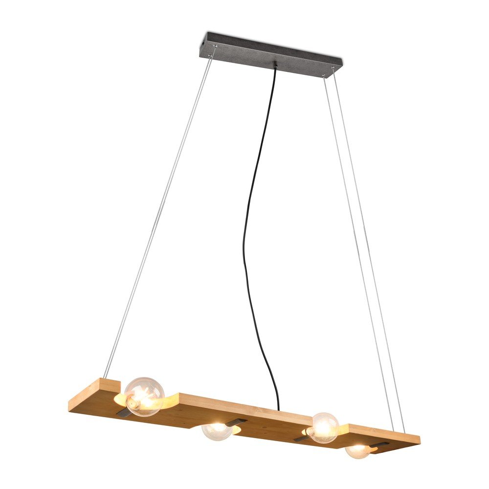 Lampa wisząca w naturalnym kolorze Tailor – Trio