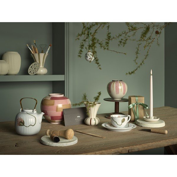 Różowy wazon ceramiczny ø 21,5 cm Canvas – Kähler Design-image-2