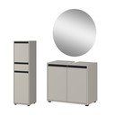 Szary zestaw łazienkowy Lemont – Germania