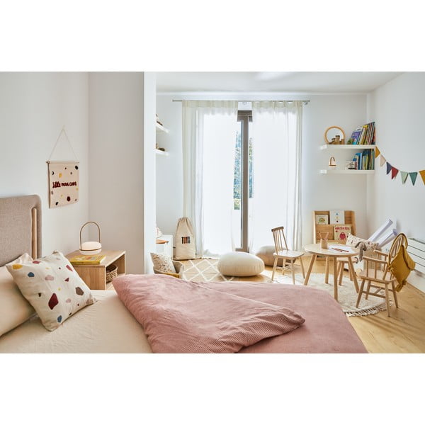 Stół dziecięcy z drewna kauczukowego Kave Home Dilcia, ø 55 cm-image-2