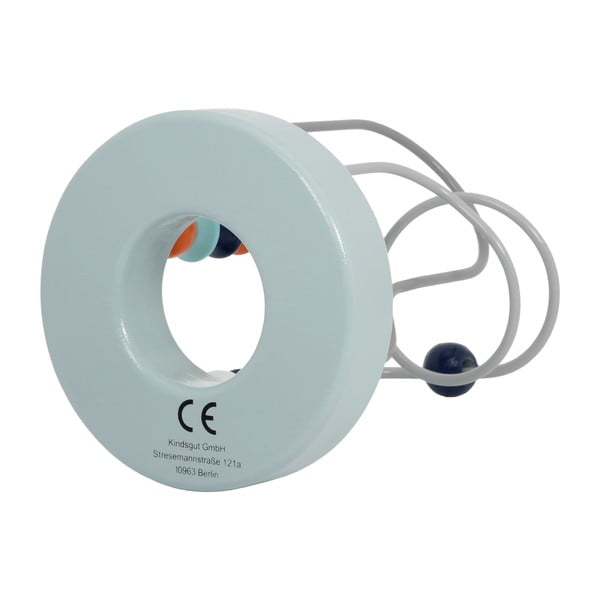 Przekładanka z drewnianymi koralikami Kindsgut Mandarine-image-3