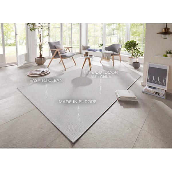 Jasnoszary dywan odpowiedni na zewnątrz Elle Decoration Secret Millau, 200x290 cm-image-4
