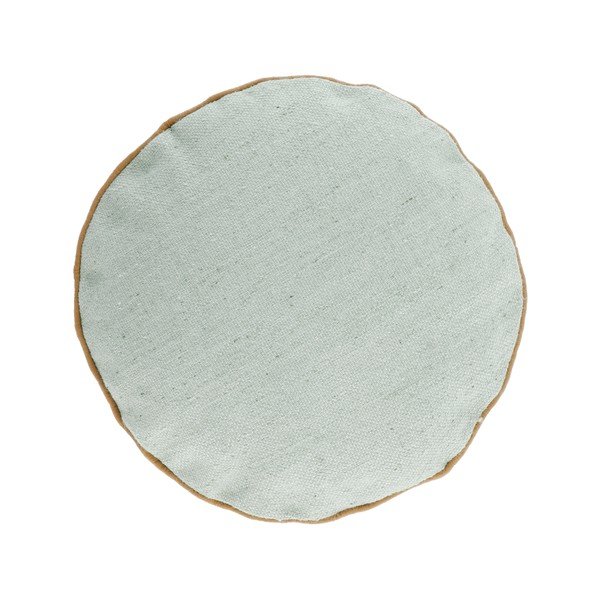 Zielona poszewka na poduszkę z tworzywa sztucznego z recyklingu Kave Home Dalila, ø 45 cm