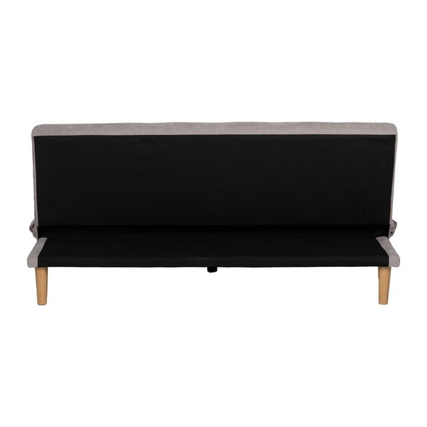 Jasnoszara rozkładana sofa  z tkaniny szenilowej 178 cm – Ixia-image-4